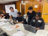 Uniondale High School students receive guidance on how to augment their college applications.