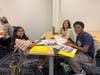 Uniondale High School students connect with college admissions professionals.