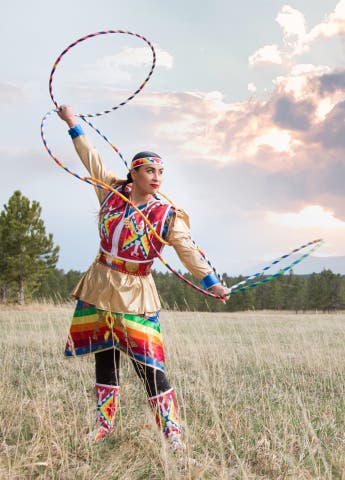 Cultural Presentation with Hoop Dance Performance