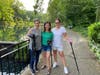 Melanie D’Arrigo, Kim Keiserman, Baxter’s Pond Foundation Board member, and Janet Lavin are at the ready for the summer clean up at Baxter’s