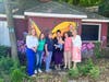 NC Legislator Delia DeRiggi-Whitton, BPF co-president Kim Keiserman, Baxter Estates mayor Nora Haagenson, NYS Assemblywoman Gina Sillitti (with baby William), TONH Councilwoman Mariann Dalimonte, BPF co-president John Keiserman, and artist Michelle Shain 