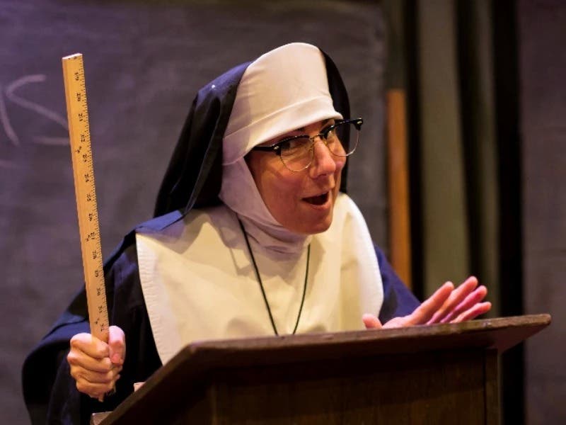 Sister Mary Christina and her ruler