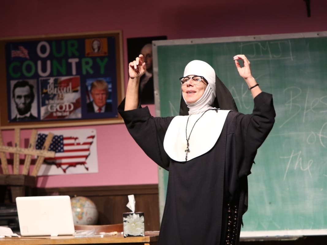 This comedic one-woman show with new lessons by Sister Mary Christina for her “adult catechism class” will be at Husson University's Gracie Theatre in Bangor on Saturday, February 29, 2020 with two performances at 4:30 p.m. and 7:30 p.m.