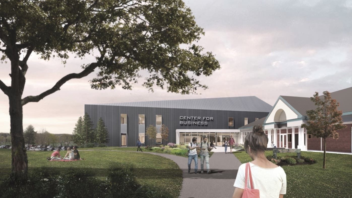Husson University's New College of Business Building