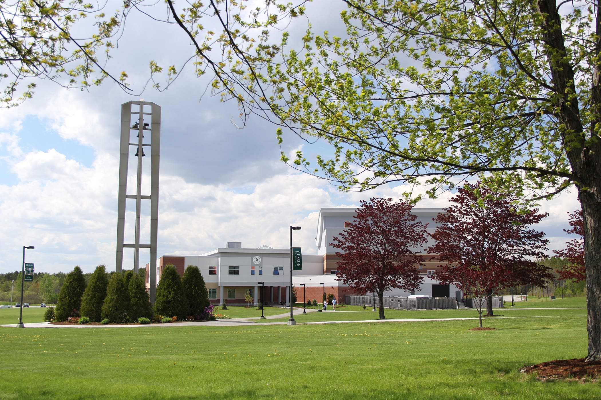 Husson Campus in the Spring