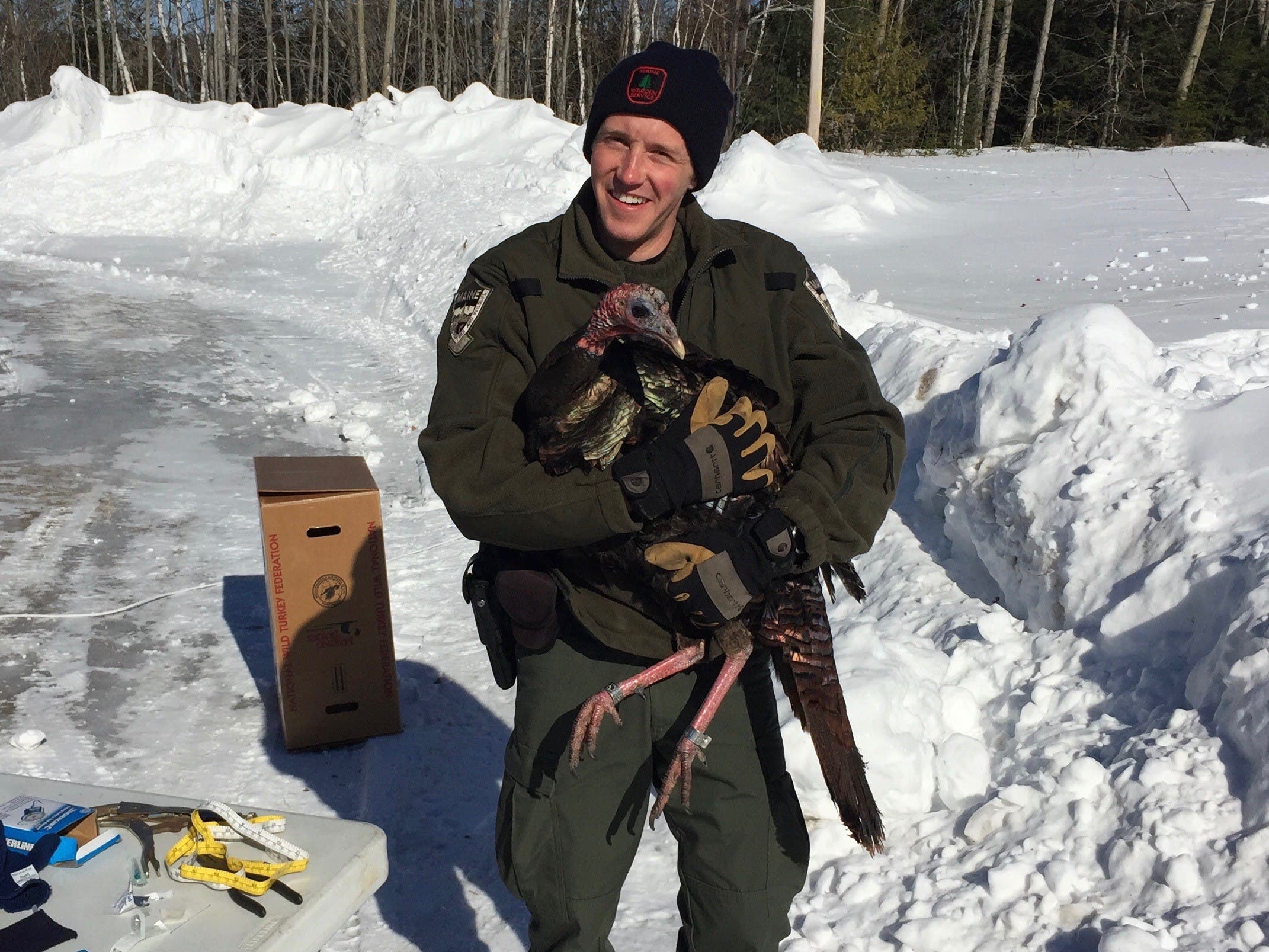 Brandon Sperrey Tags a Turkey