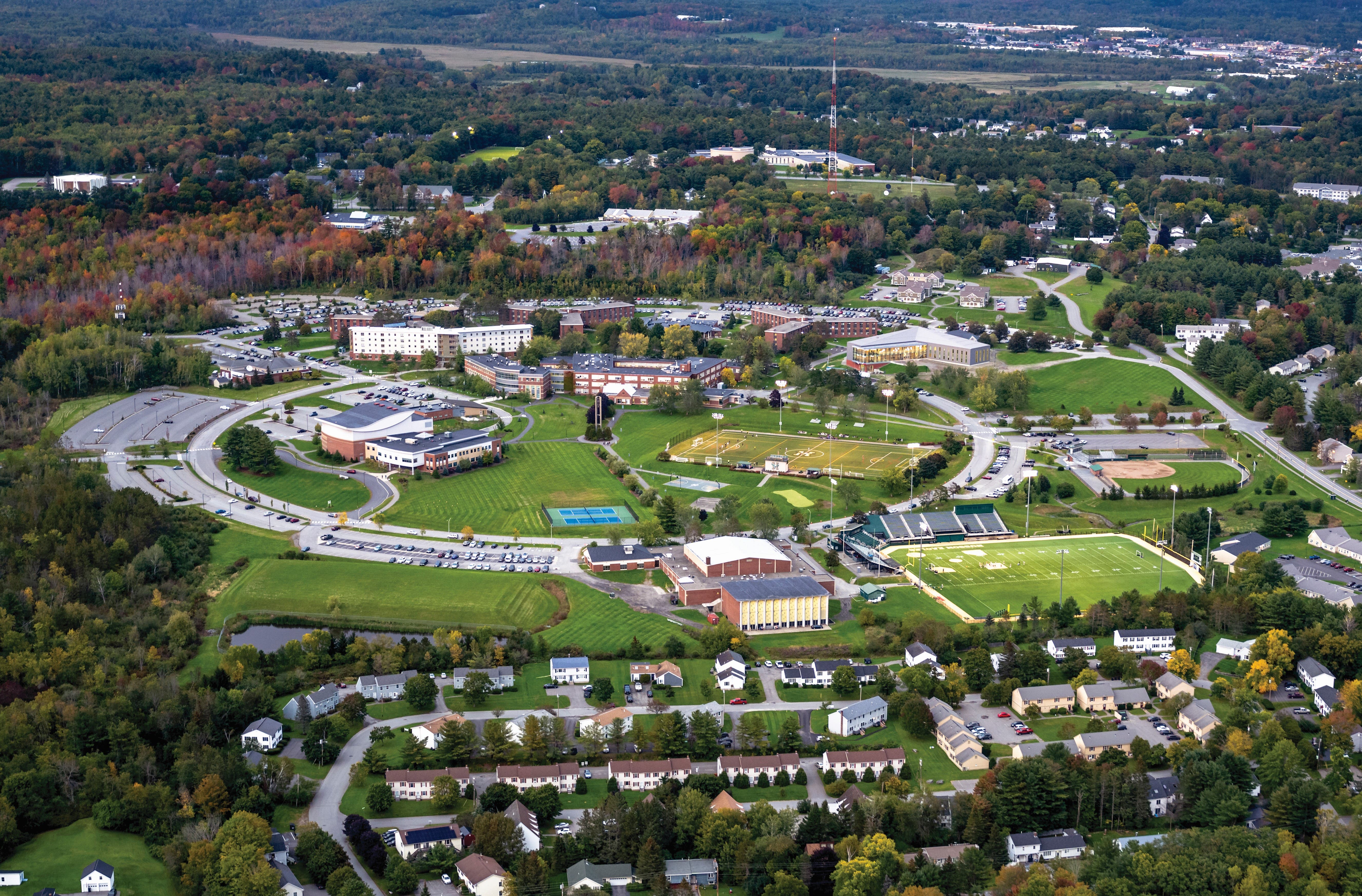 Aerial of Husson University's Campus Aerial of Husson University's Campus