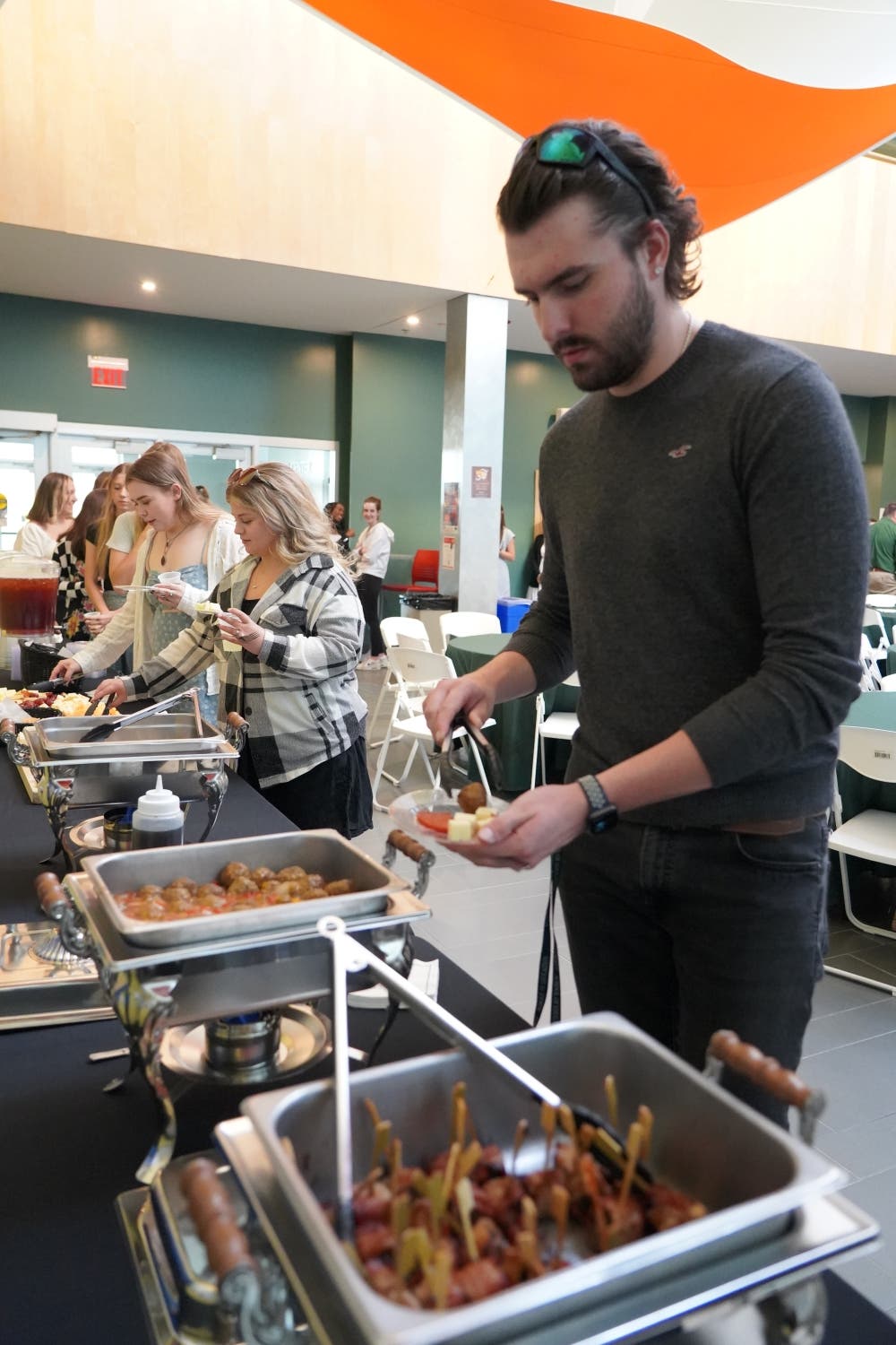Dylan Whitamore at Husson University Worthington Scholars Event