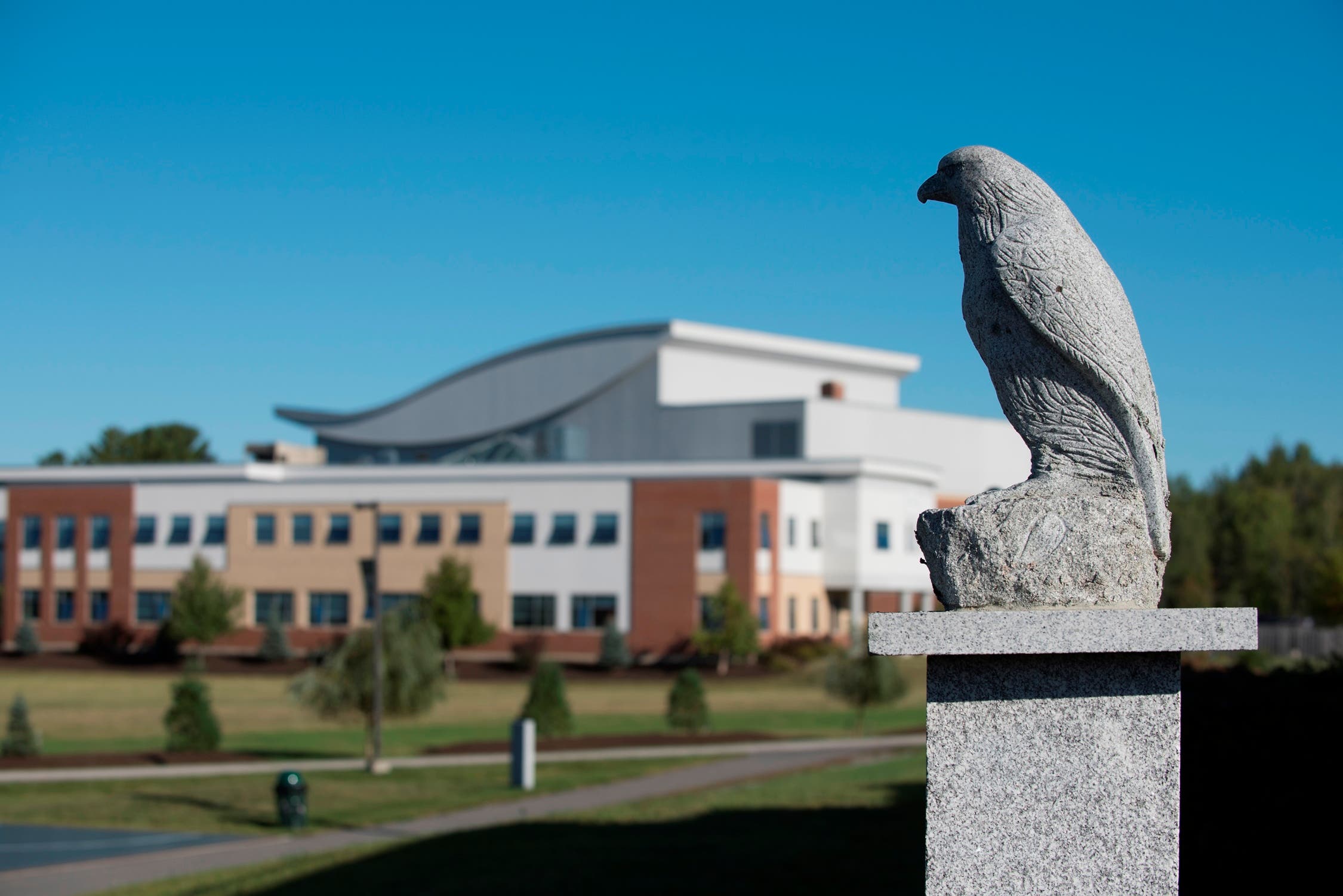 Eagle Statue and the Beardsley Meeting House