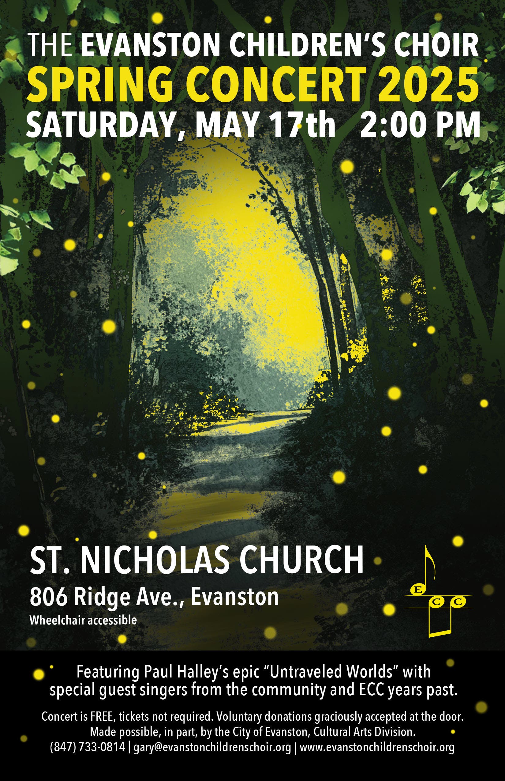Evanston Children's Choir Spring Concert 2025