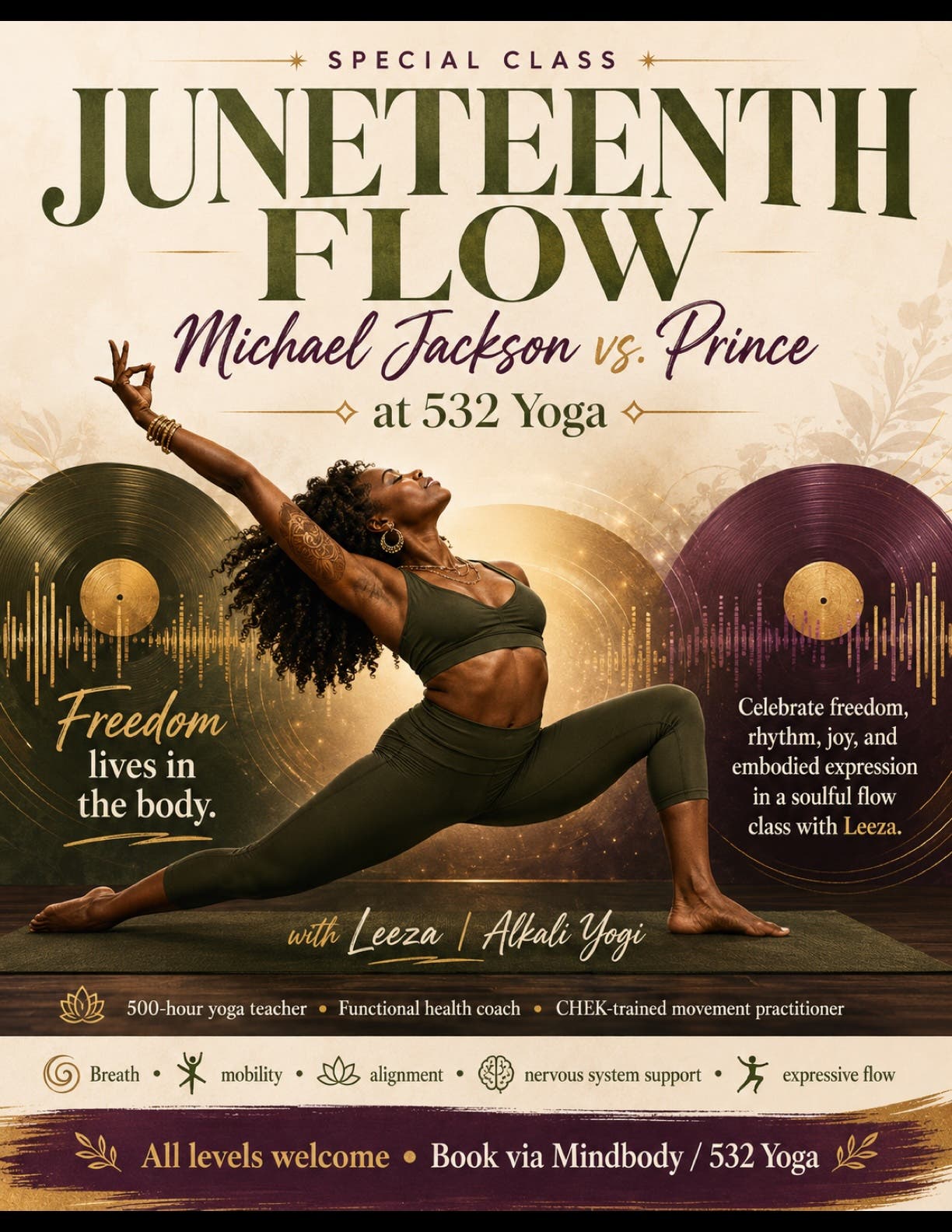 Juneteenth Special Flow Class at 2pm
