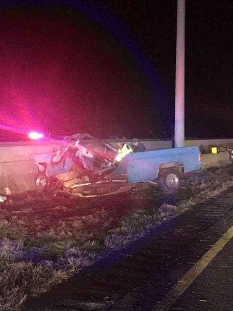 Driver Pulled From Fiery Crash After Fleeing Traffic Stop: Police ...