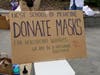 UCSF medical students on Sunday, March 22, accepted donated masks and other critical medical supplies from the public at 18th and Dolores Streets. 