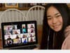 Angelina Lue conferences virtually with her “Fighting for Heroes” teammates. The group has raised over $12,000 and sent personal protective equipment to hospitals in the Bay Area and New York City.
