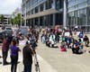 Santa Clara Valley Medical Center, St. Louise Regional Hospital, O’Connor Hospital and Valley Health Centers located throughout Santa Clara County held the George Floyd tribute simultaneously Wednesday at 12:30 p.m.