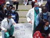 Santa Clara Valley Medical Center, St. Louise Regional Hospital, O’Connor Hospital and Valley Health Centers located throughout Santa Clara County held the George Floyd tribute simultaneously Wednesday at 12:30 p.m.