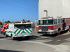 The kittens were living in the hose compartment of a fire engine truck at the San Mateo Consolidated Fire Department’s training facility in Foster City, 