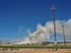 The Crews Fire north of Gilroy had churned through an estimated 5,513 acres as of Friday morning according to Cal Fire.
