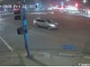 Police said the car that struck the woman was a silver 2010 to 2014 Chevrolet Traverse with a broken driver's side headlight. The Chevy was last seen heading south on El Camino Real.