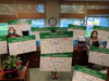 Hospital workers also provided baked goods and items for police officers and support staff along with an oversized poster signed by staff with supportive messages.