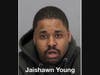 Jaishawn Young was among three suspects arrested on suspicion of human trafficking according to police. 