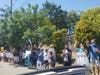 On Thursday current and former Olive students and parents lined the streets around the school for a surprise sendoff for principal Elizabeth Olinyk and teachers Fran Rozoff and Annie Distad. 
