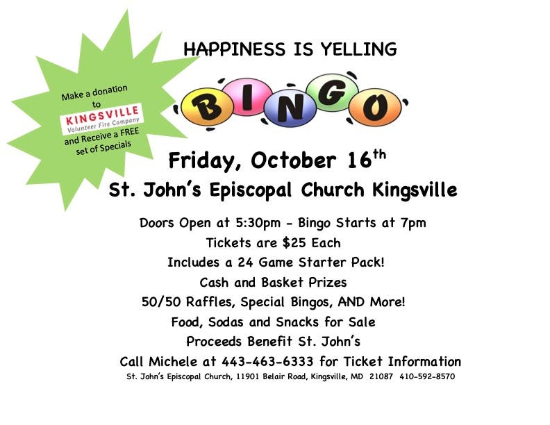 Happiness Is Yelling Bingo