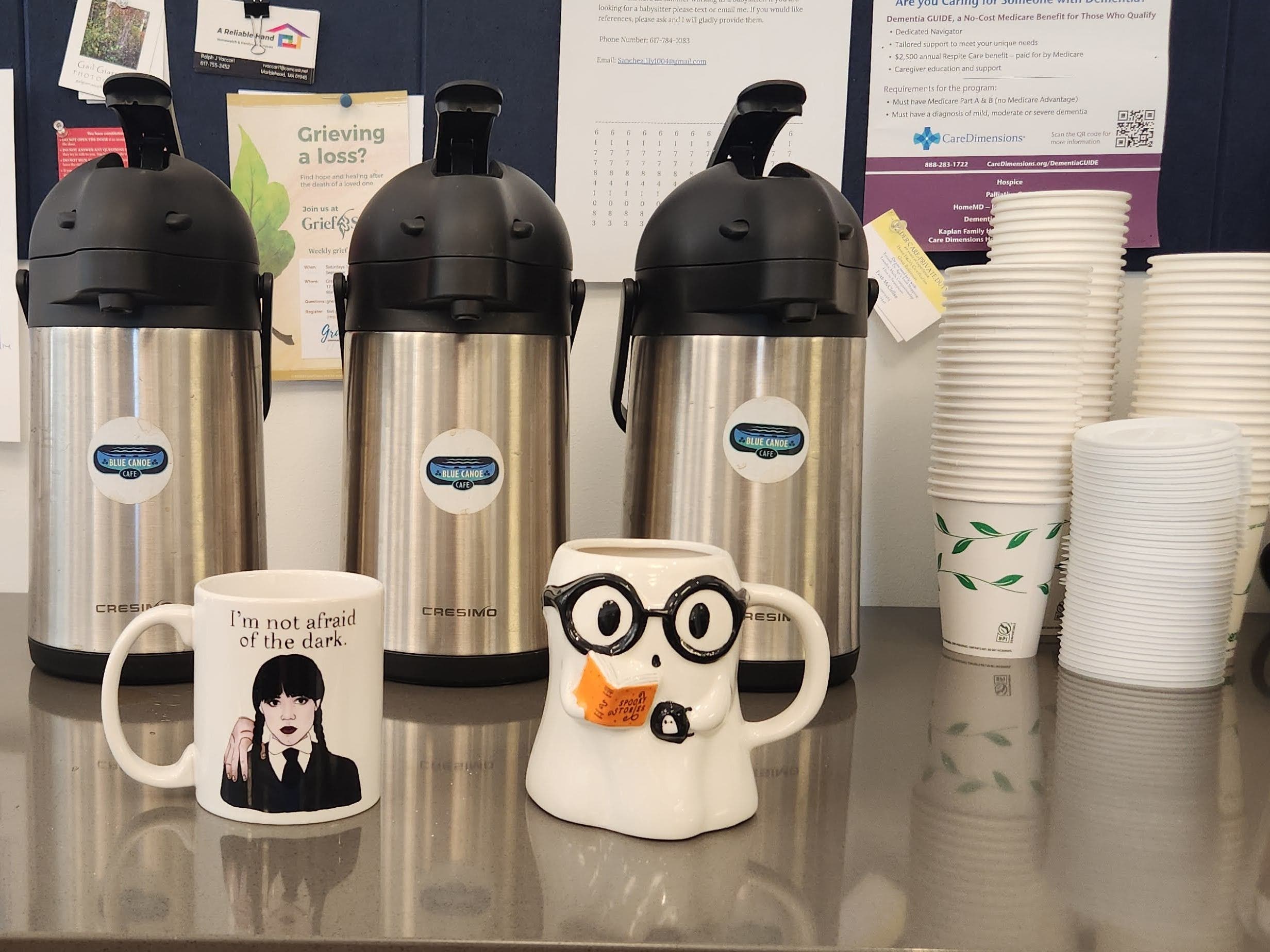 Coffee at the Library