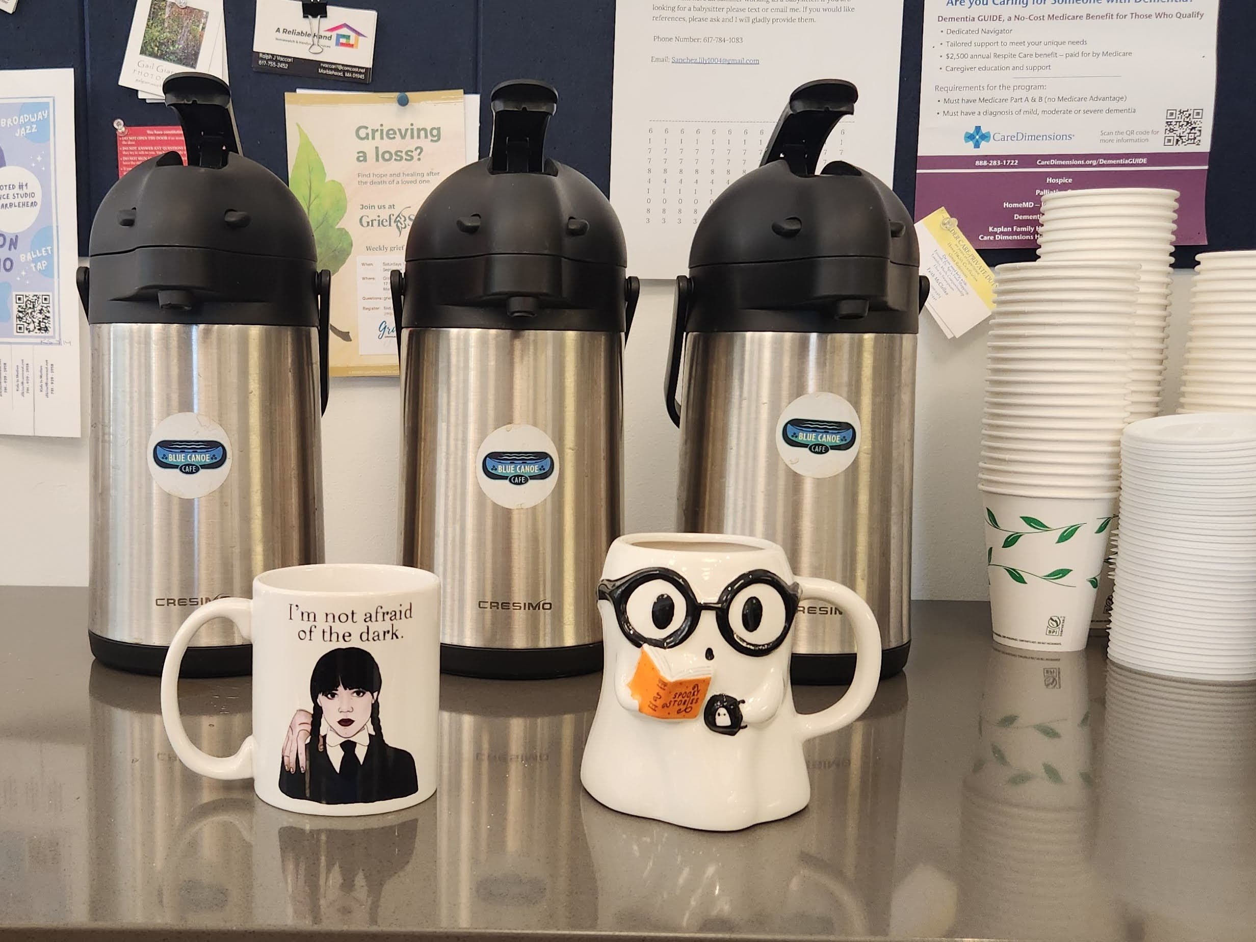 Coffee at the Library