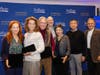 Pictured from left to right: Staci Barner, Debrah Lee Charatan, Raymond V.J. Schrag, Irene Kohn (Anita K. Hersh Philanthropic Fund), Ralph Marash, Carlo Villorente, and Stuart C. Kaplan. 