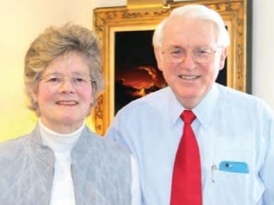 Photo: Dr. Robert and Kathy Wilson enjoy maintenance-free lifestyle at Brooksby Village, where they’ve lived since September 2019.