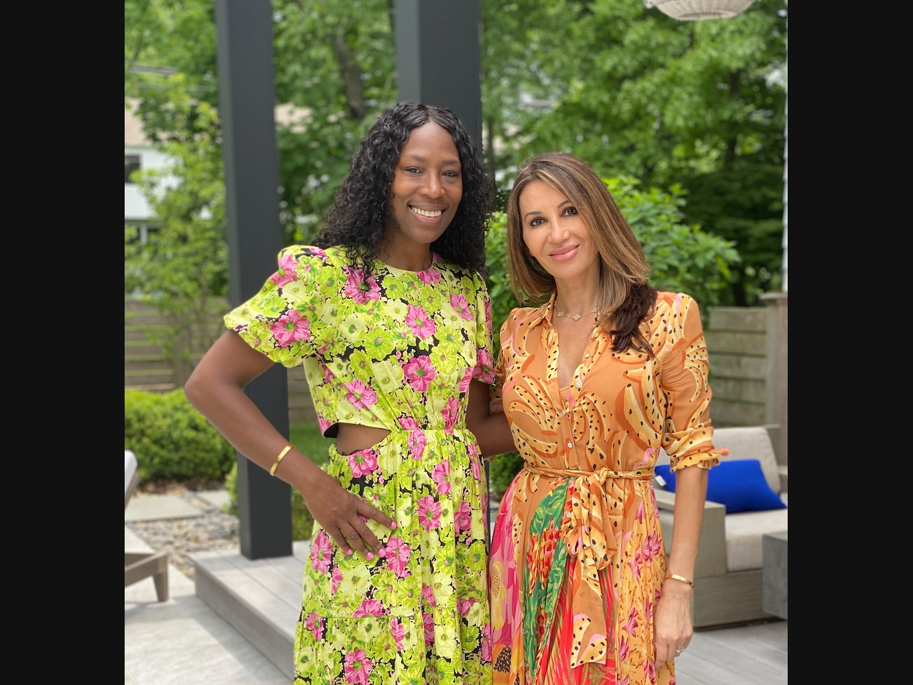Asante Robinson (Left) and Marria Pooya (Right) are co-chairing Pink Aid's "Pink-a-Cabana" evening event on October 7th, 2021 at Mitchells, Westport. 