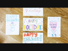 A few of the many beautiful cards made by Mount St. Dominic Academy students for Operation Smile.