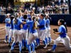 Mount St. Dominic softball team celebrates another Essex County Tournament championship on May 16 at Ivy Hill Park at Seton Hall University. The Lions defeated Columbia, 1-0, in the final, to make it back-to-back county titles. 