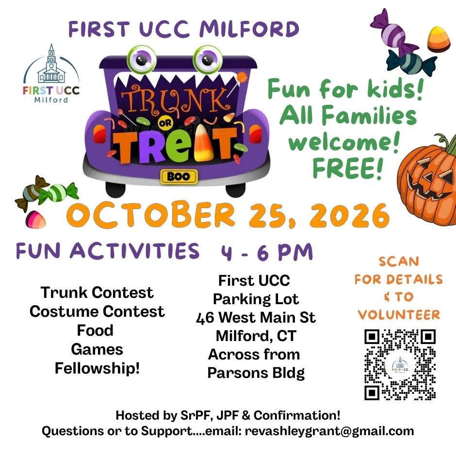 Trunk Or Treat at First UCC Milford, CT