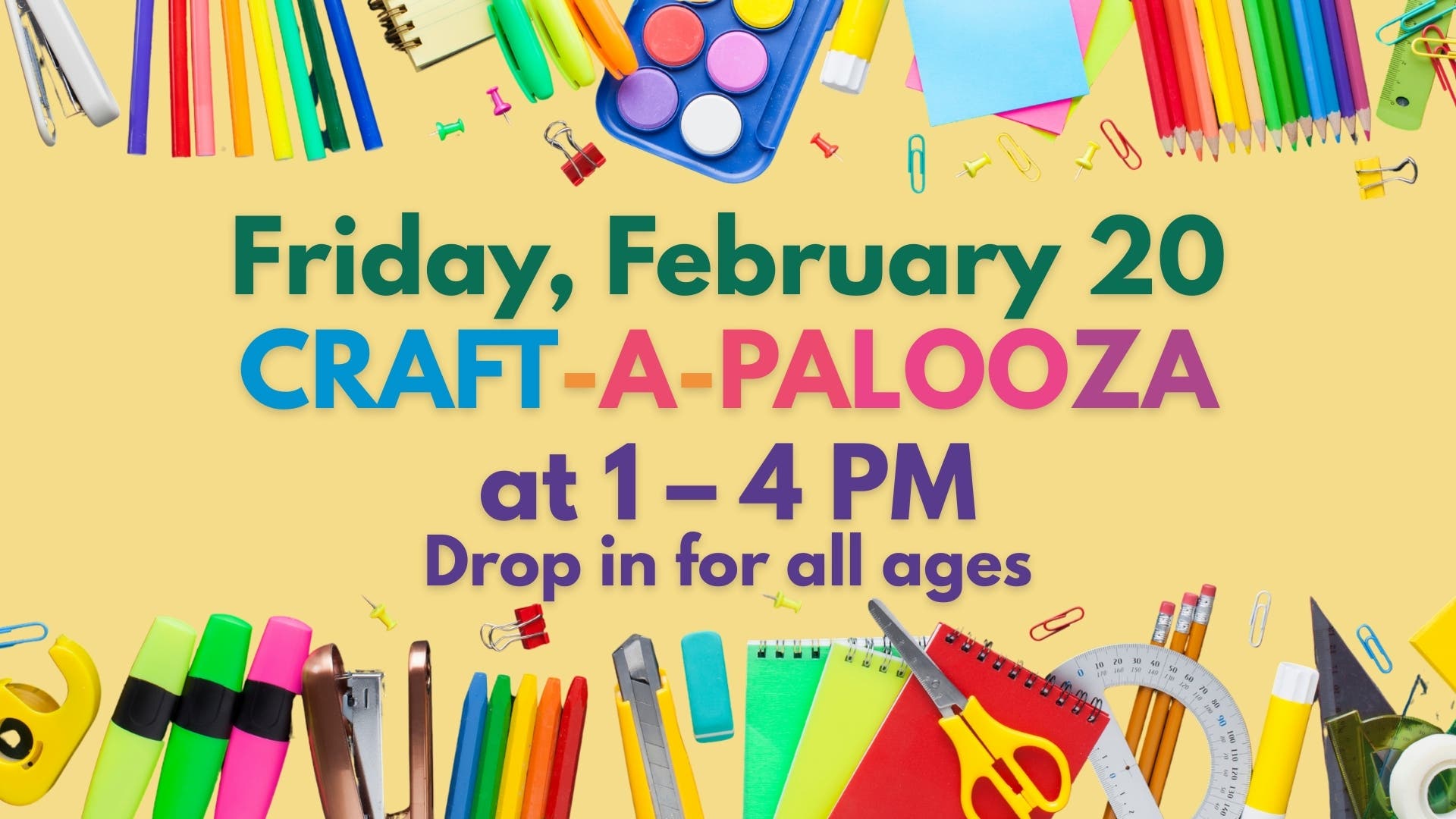 Craft–a–palooza at Somers Library