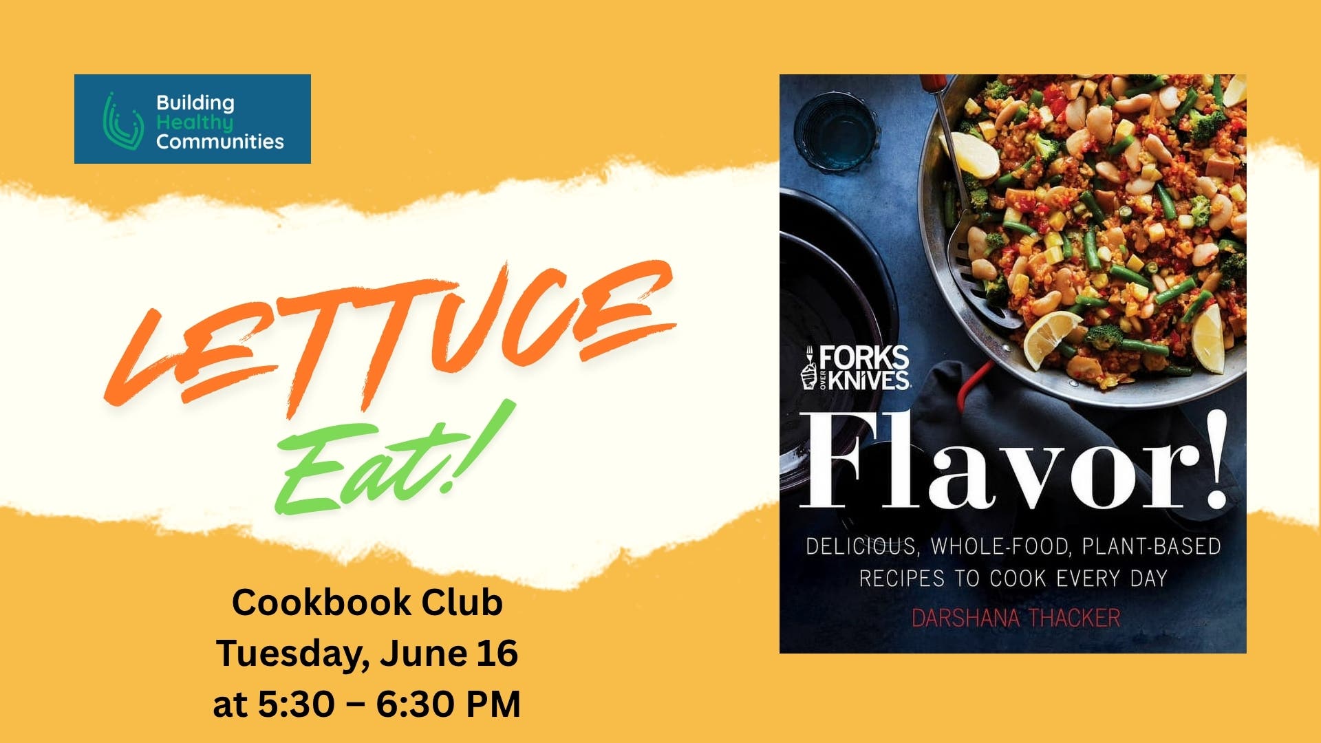 Lettuce Eat! Cookbook Club at Somers Library