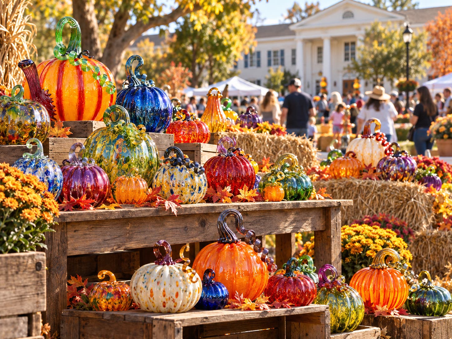 Magical Glass Pumpkin Patch