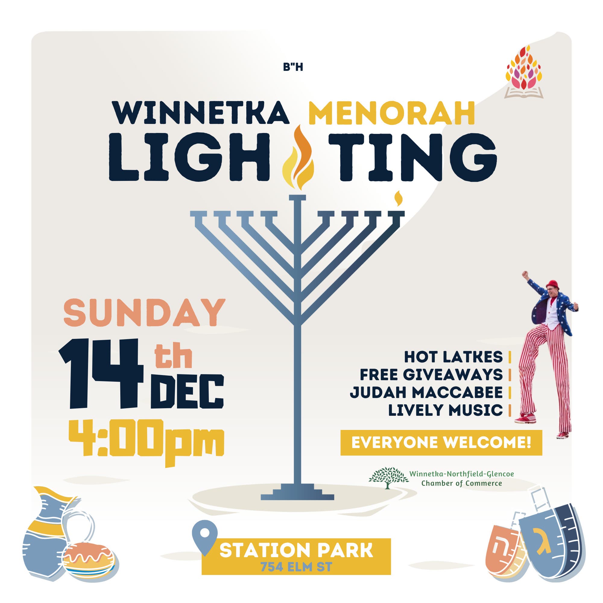 Winnetka Menorah Lighting