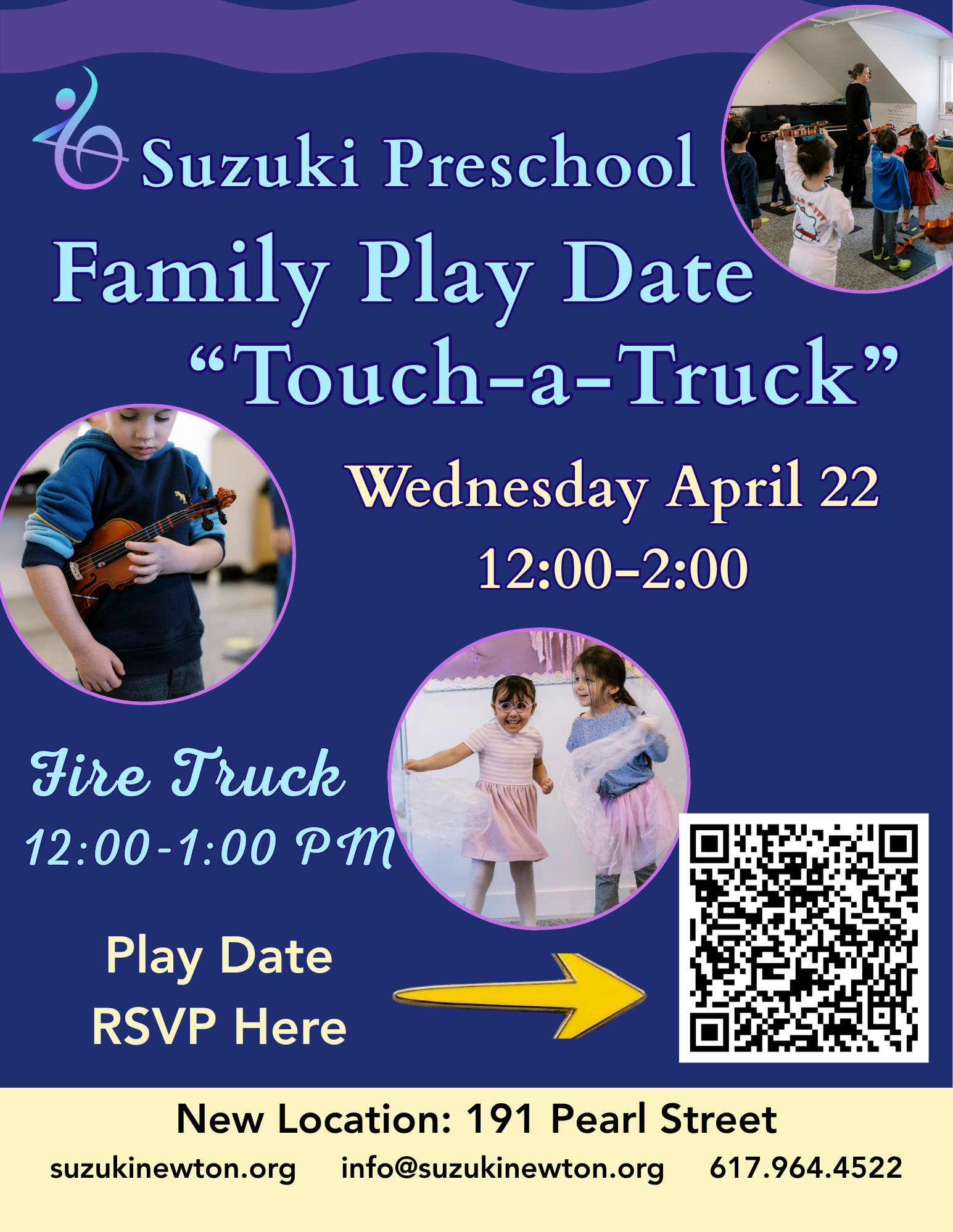Suzuki Preschool Family Play Date "Touch-a-Truck"