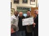 Check presented to Homes for the Brave at 1st Annual Patriot Dinner in 2017