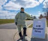 The U-M donation drive is open Monday through Saturday, 12-5 pm and features drive-through service from staff wearing protective gear and practicing safe distancing
