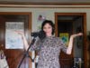 Natalia Dagenhart at Gabriel Riccio's studio in Chicago