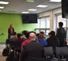 Montville Twp. students in Scott Riotto's AP U.S. Gov classes asked Congresswoman Mikie Sherrill questions.
