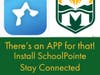 SchoolPointe Stay Connected logo and Montville Township Public Schools' logo. Download the SchoolPointe APP, choose Montville Township Public Schools, and keep all district info at your fingertips.
