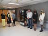MEF President Daria Senaldi-Romeo, Reading Specialist Ann Fisher, Special Services Speech and Language teacher Stephanie Perillo-Gentile, Cedar Hill Principal Dr. Michael Raj, Joanne Lopez of Blue Foundry Bank and Superintendent Dr. René Rovtar. 