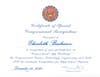 MTHS junior Elizabeth Bazhenov received a Certificate of Special Congressional Recognition. She created “The State Game,” a game-based learning app that provides knowledge about all 50 states.