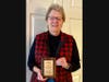 Tutor Sue Jones with her award
