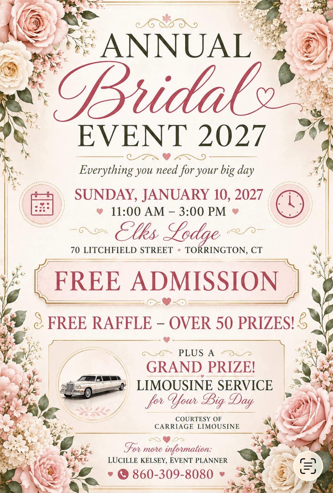 Annual bridal event 2027