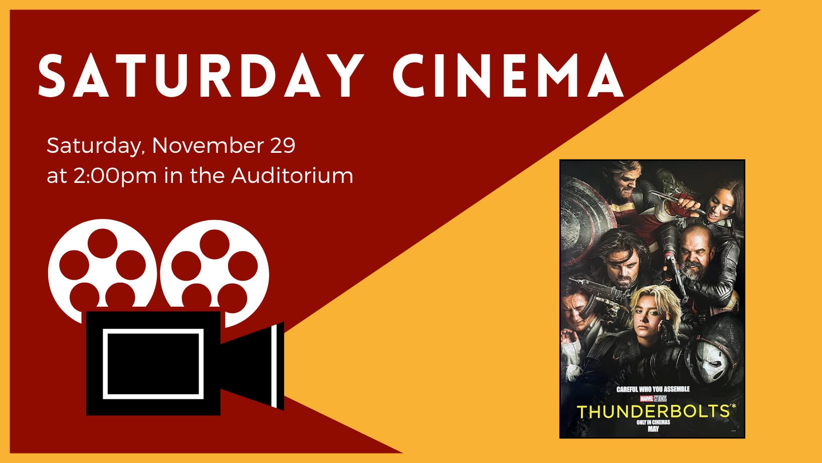 Saturday Cinema - Thunderbolts* (2025)
